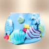 Ocean-Inspired Concrete Cup – Pen Holder