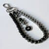 Hematite Butterfly bag charms