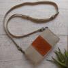 Natural leather bag