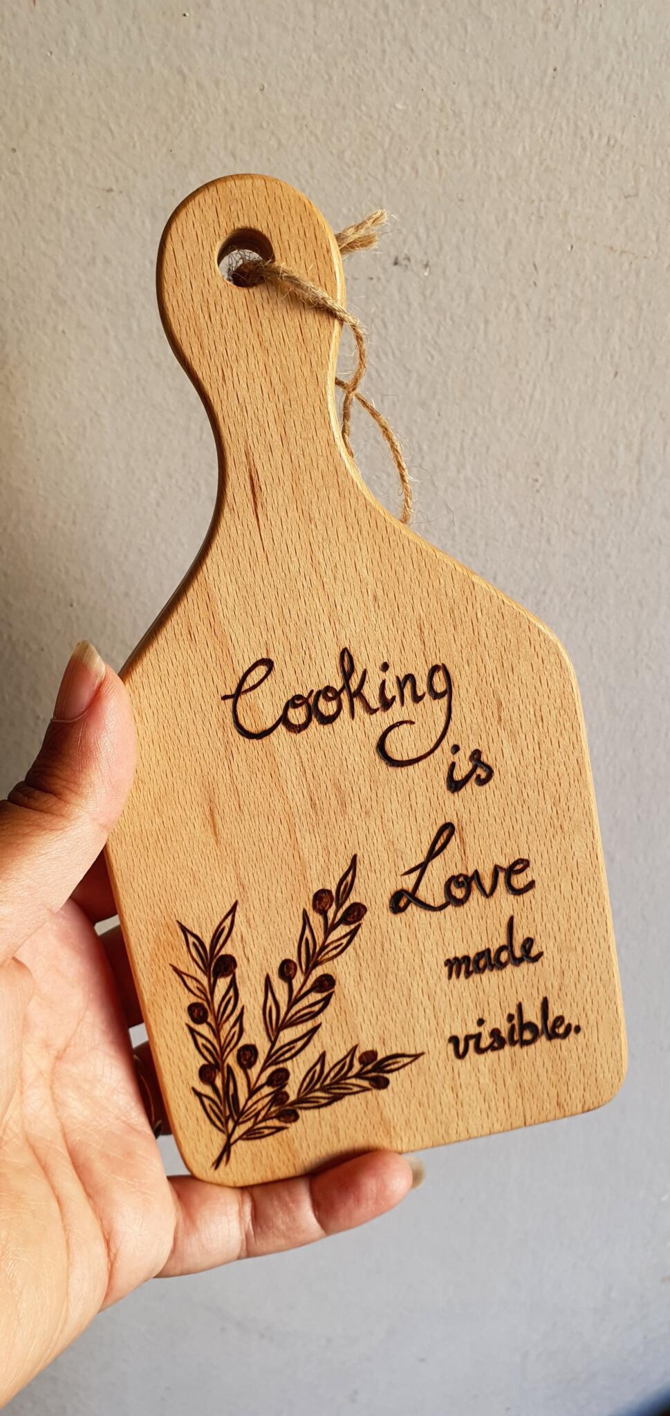 Cooking is love made visible - Mini Cutting Board 2 cutting board