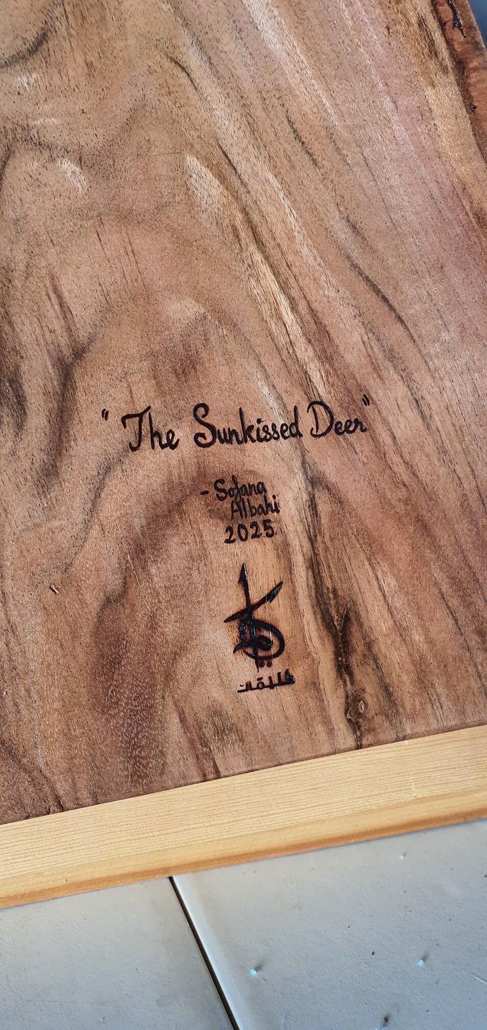 The Sunkissed Deer - Statement Piece 8 wood art