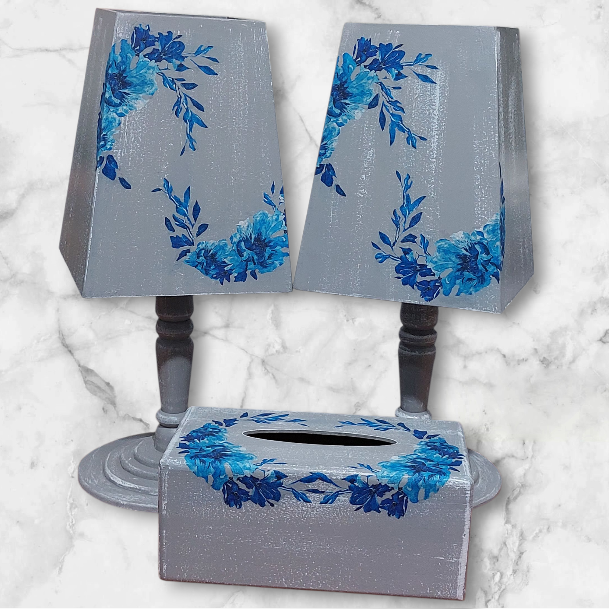 Tablelamp & tissue box 1 Tablelamp & tissue box