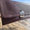 New style burgundy clutch