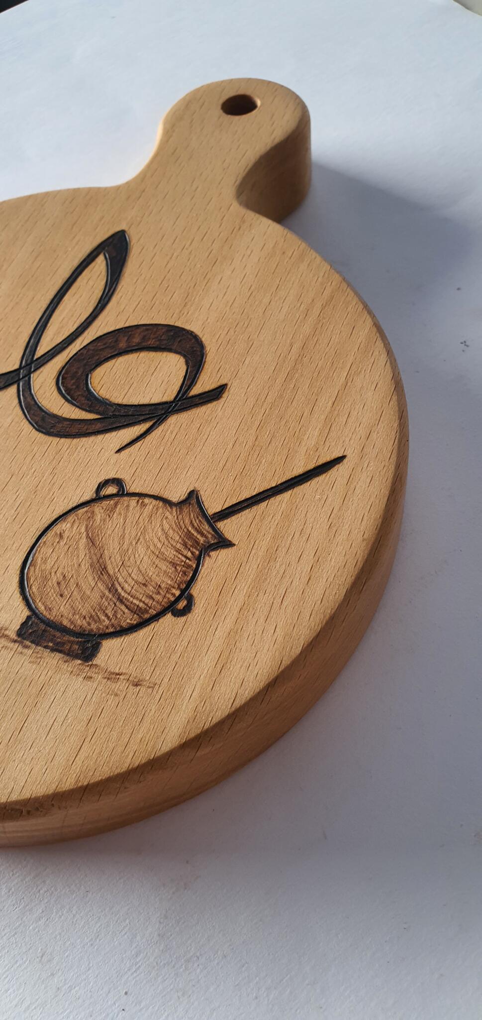Personalized Mini Cutting Board 2 Arabic calligraphy