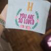 Roses Hand-embroidered Pouch