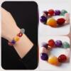 Multicolour Natural Gemstones Bracelet