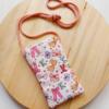 Girly fabric mobile bag crossbody bag