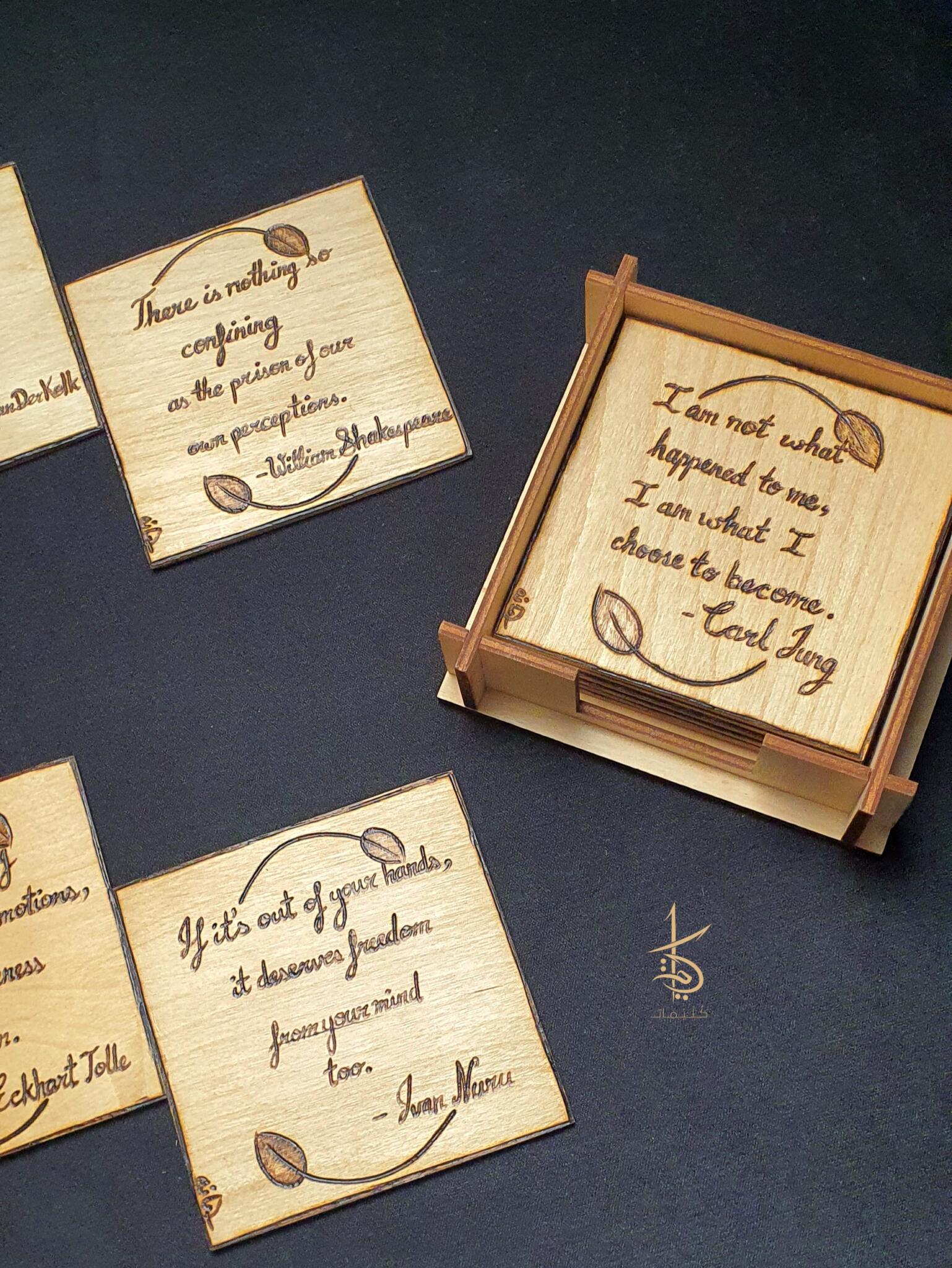 Serenity Psychology Center: Hand-Burned Wood Coasters 2 24 O0001 L scaled