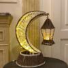 crescent moon and lantern interior decor