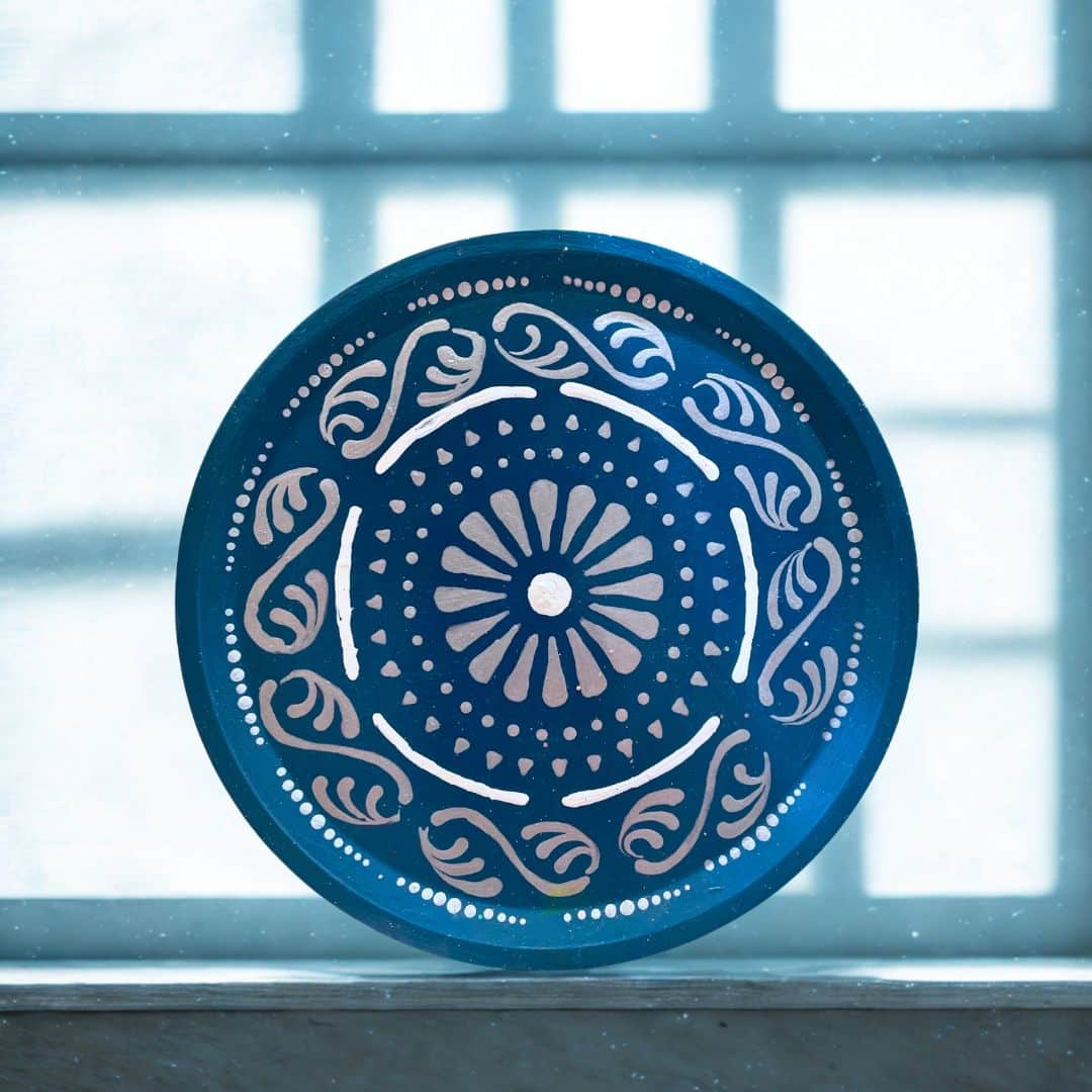 blue mandala decore 2 blue mandala decore