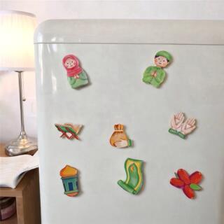 Home 129 Set of 8 Ramadan Fridge Magnets