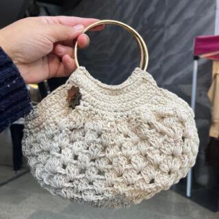 mini beige bag