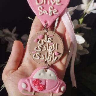 3 layers pink car-hanger