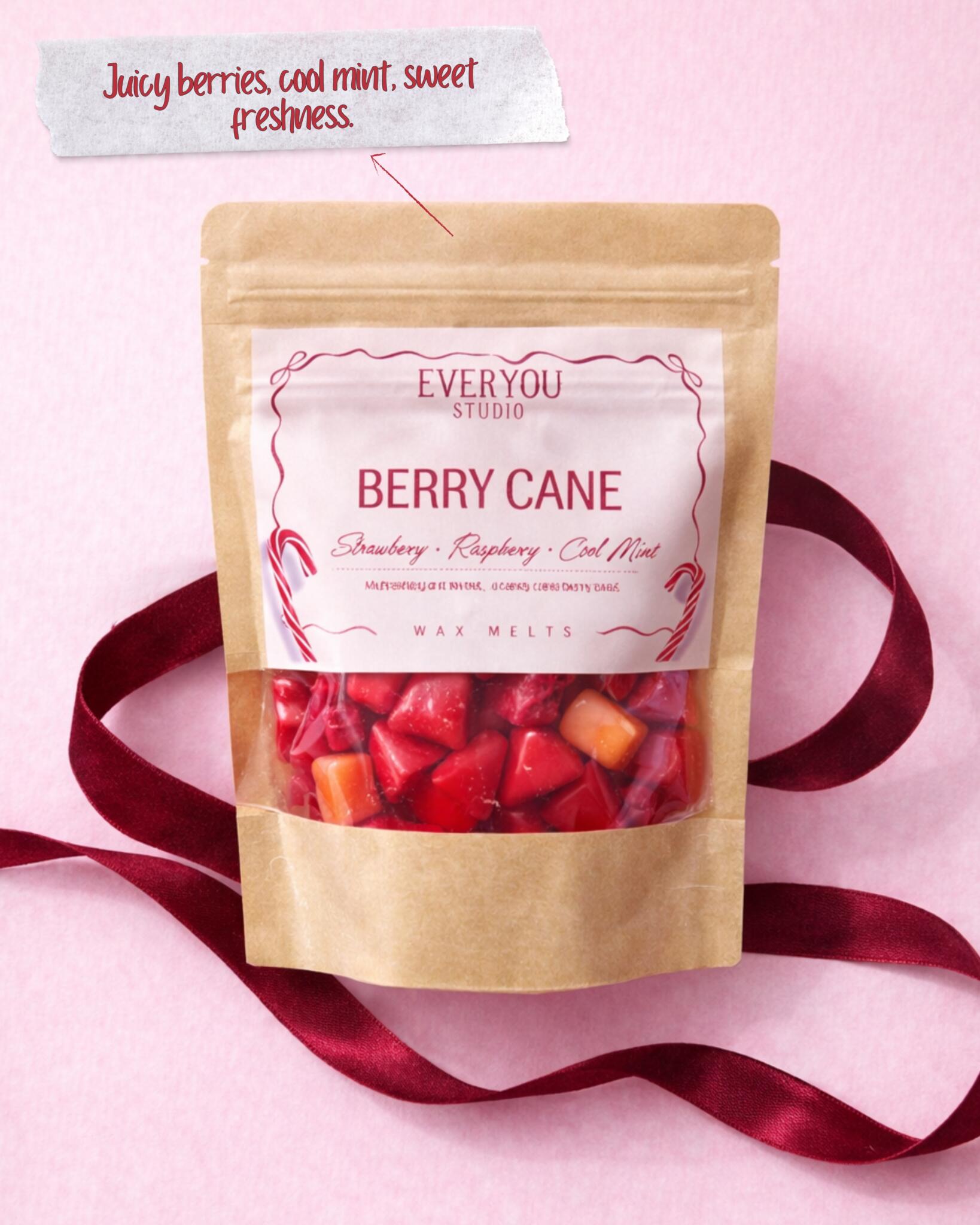 Everyou Studio Wax Melts — Berry Cane 1 Everyou Studio Wax Melts — Berry Cane