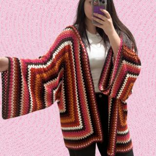 Sunset Croche Cardigan