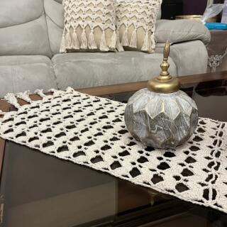 runner and 2 cushions