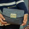 New arrival med.navy blue clutch