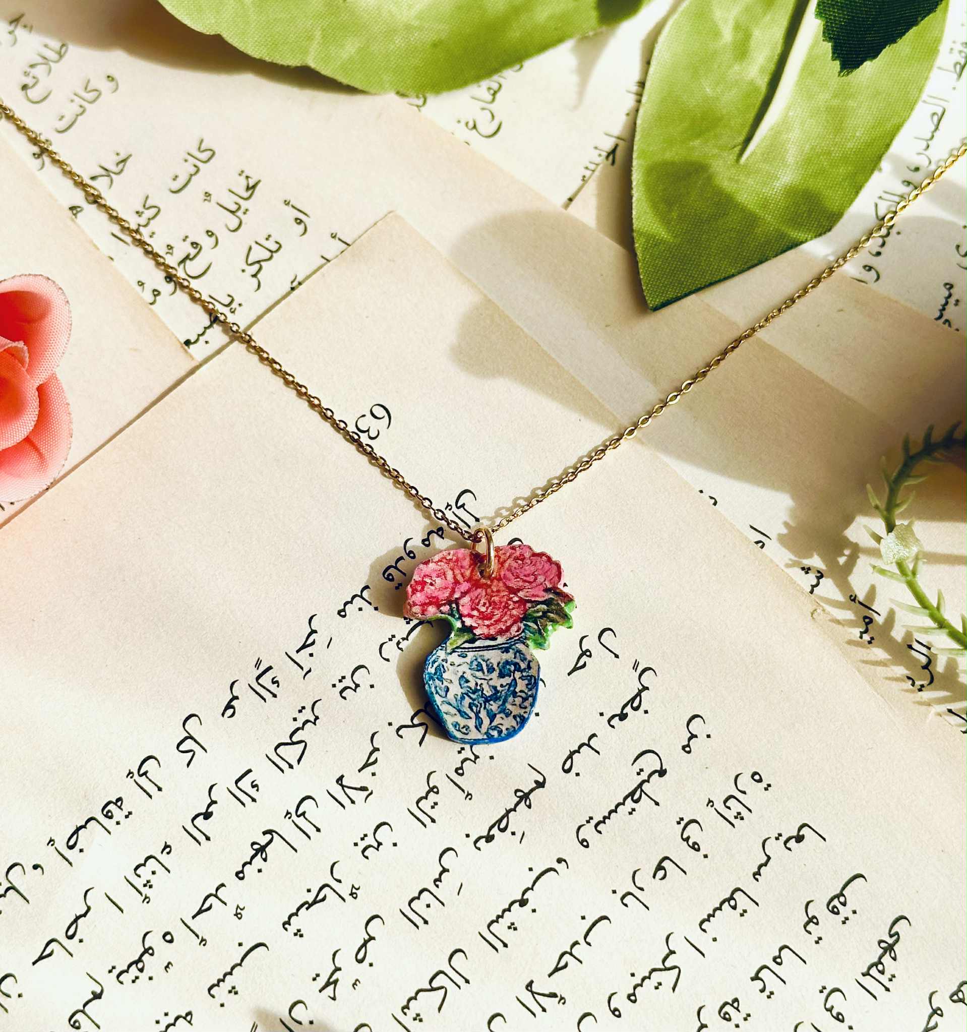 Floral Necklace. 2 71866b88 6c70 48b0 b7c9 9c210ce3511a