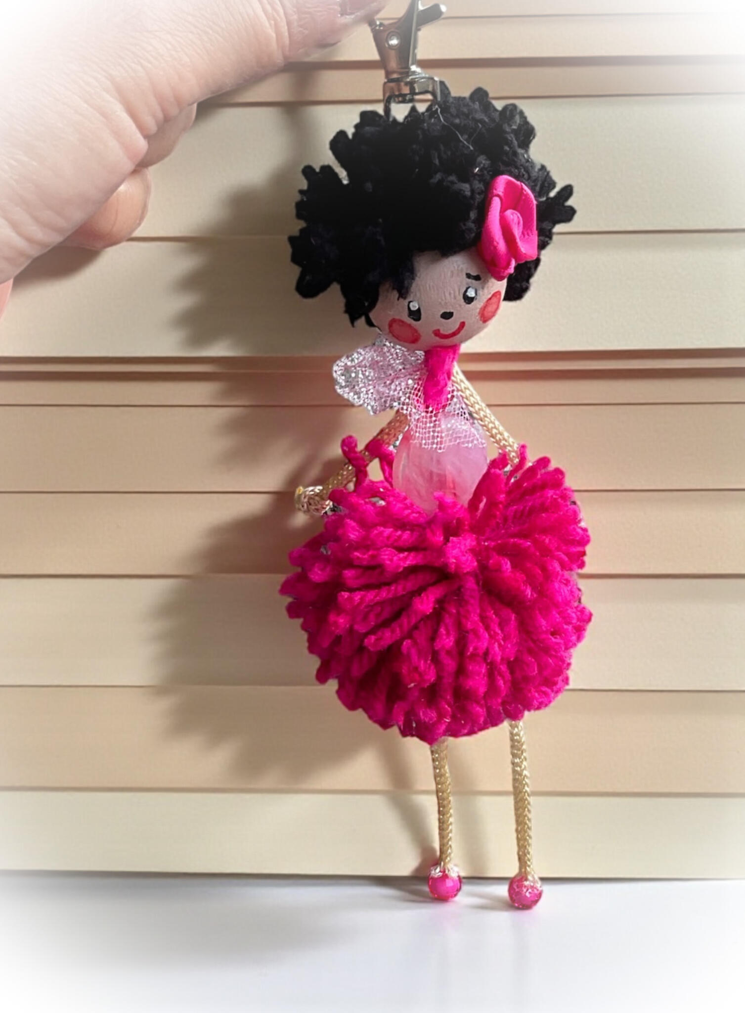 Handmade doll keychain 1 Handmade doll keychain