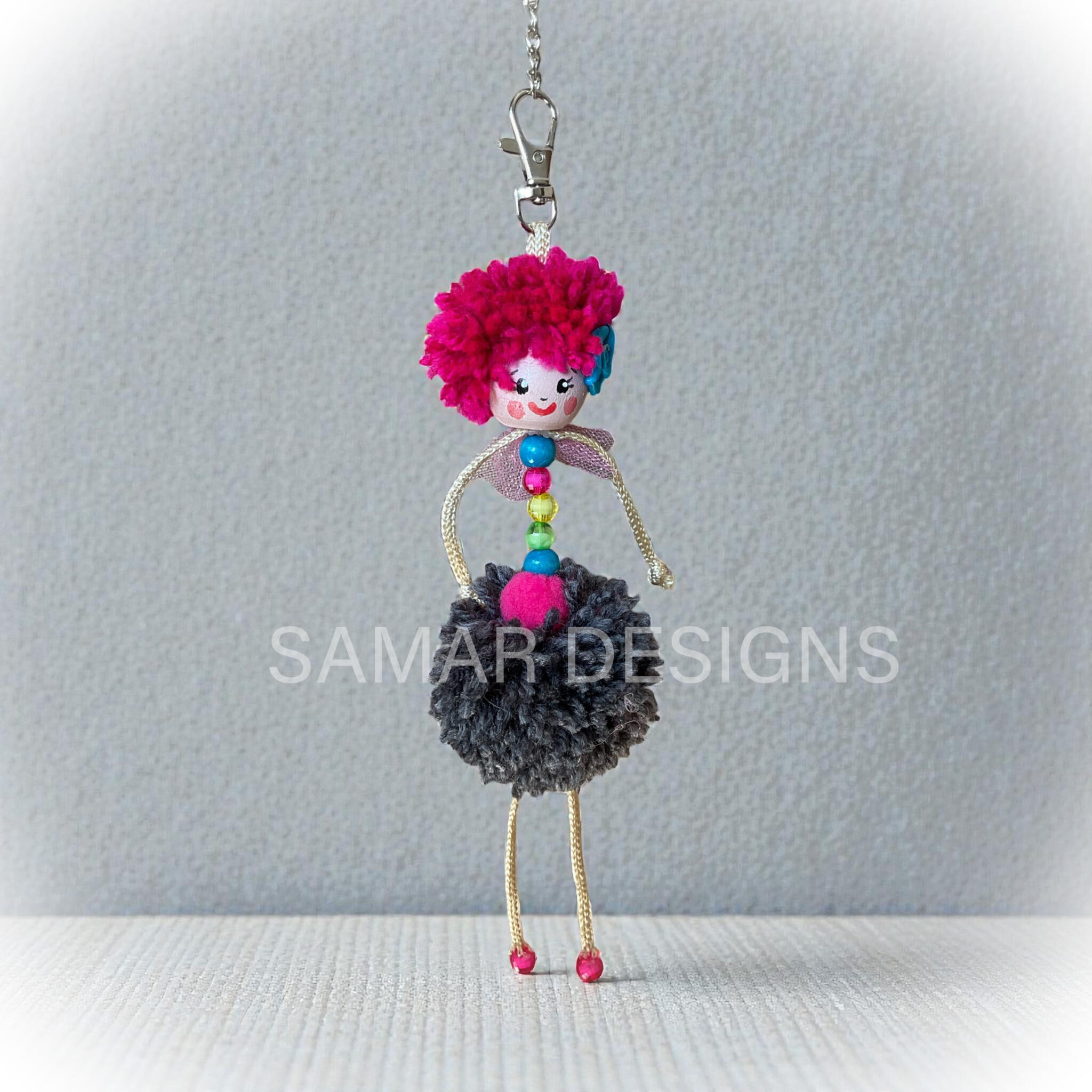Handmade doll keychain 2 926384D1 0C75 43F1 9B09 98F20CCDC289 scaled