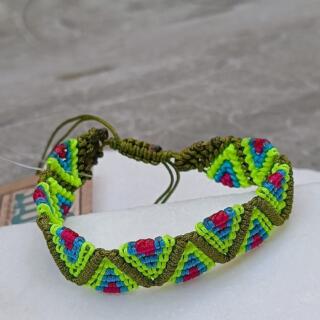 بريسليت زجزاج مايكرو مكرمية شغل يدوى