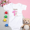 Customized Baby Bodysuit "bunny girl"