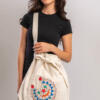 Handpainted Handbag "Nubian Floral"