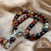 Brown shades agate sebha bracelet