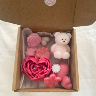 Black and White Geometri Open Here Square Sticker 1