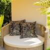 Ramadan Cushions Covers - Gold in Black
