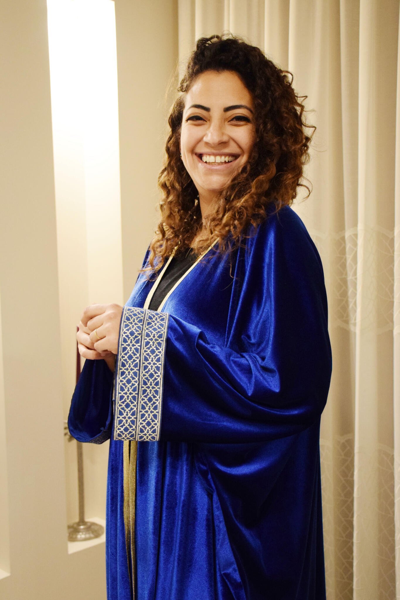 Blue kaftan with silver touches 4 DSC 0687 copy scaled