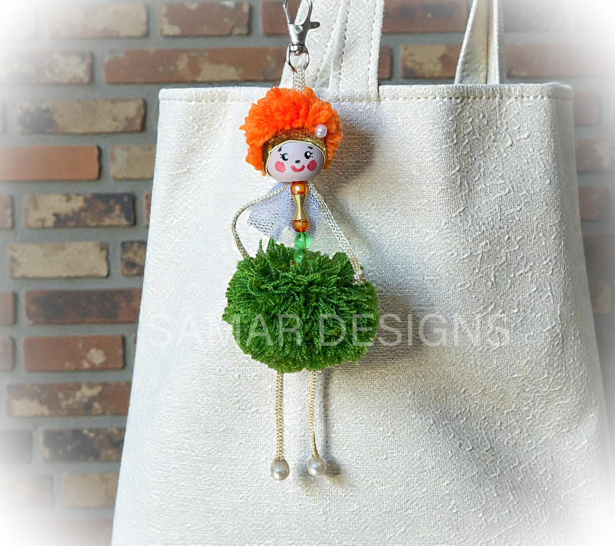 Handmade doll keychain 1 Handmade doll keychain