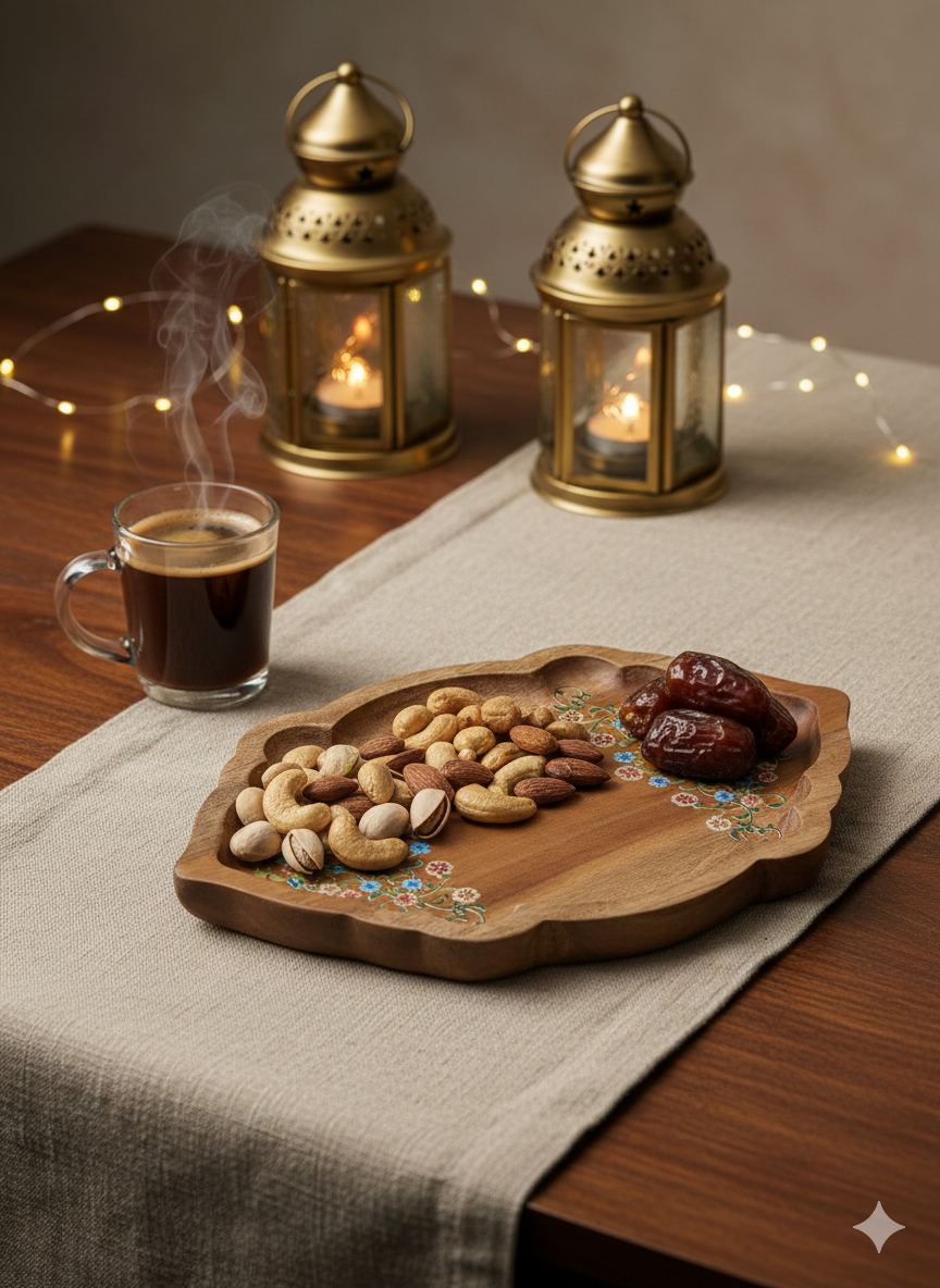 Rustic Bloom Oval Serving Tray - Kaye Wood 1 Rustic Bloom Oval Serving Tray - Kaye Wood