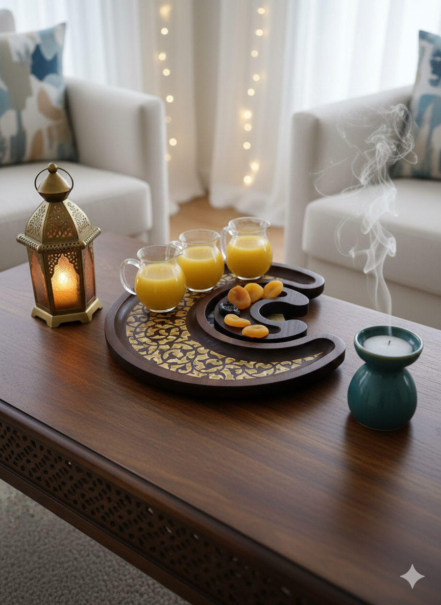 Dark Swedish Wood Andalusian Crescent Set 1 Dark Swedish Wood Andalusian Crescent Set