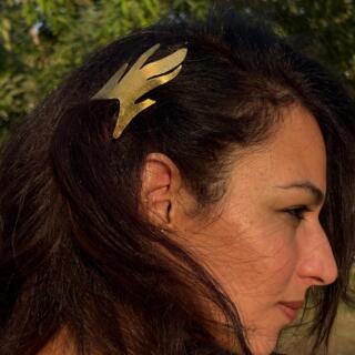 the Flame brass headpiece, not gold plated.