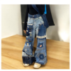freaky creepy denim pants