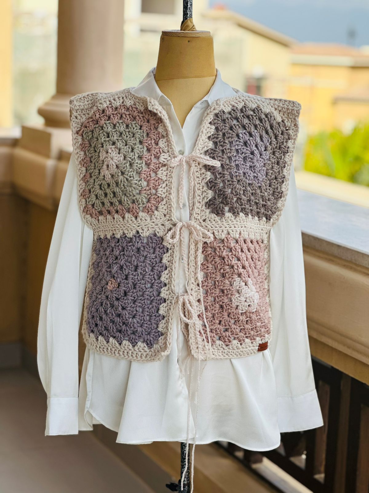 Handmade Pastel Boho Crochet Vest 2 IMG 20251211 WA0005 1