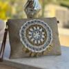 Earthy Mandala Crochet Clutch