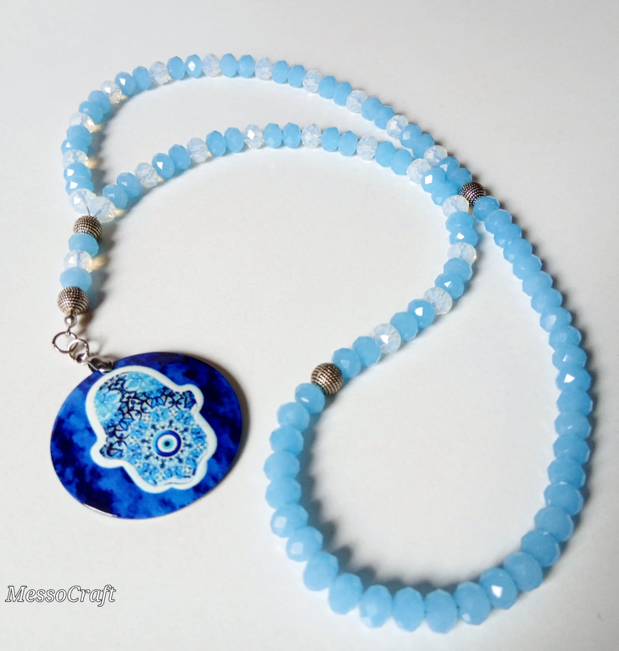 Rosary 99 beads - Blue Crystal 3 IMG 20260210 WA0005