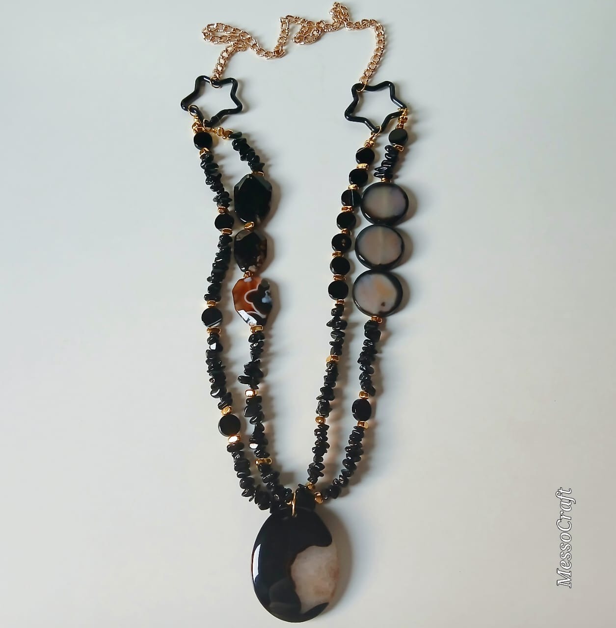 Multiwear Black Statement Necklace 1 Multiwear Black Statement Necklace