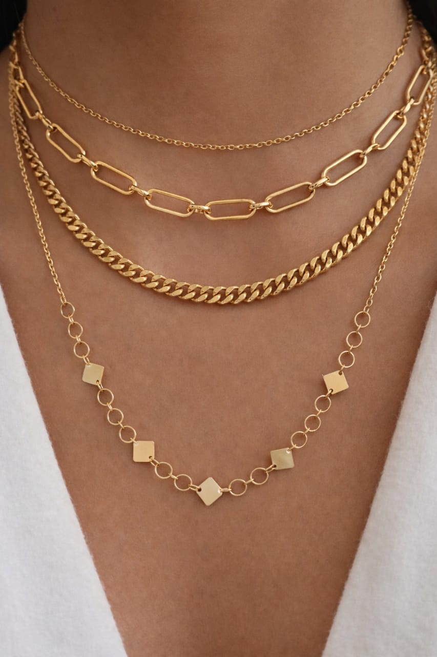 Basic gold necklaces 1 Basic gold necklaces