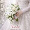 White lilies wedding bouquet
