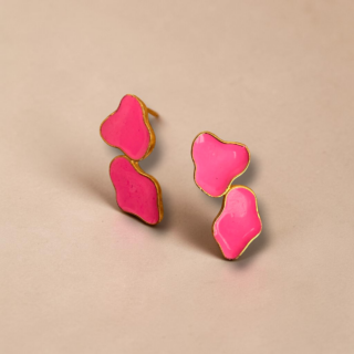 Pink Summer Earrings Small