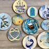 "Blue Dervish" Wall Plates Collection