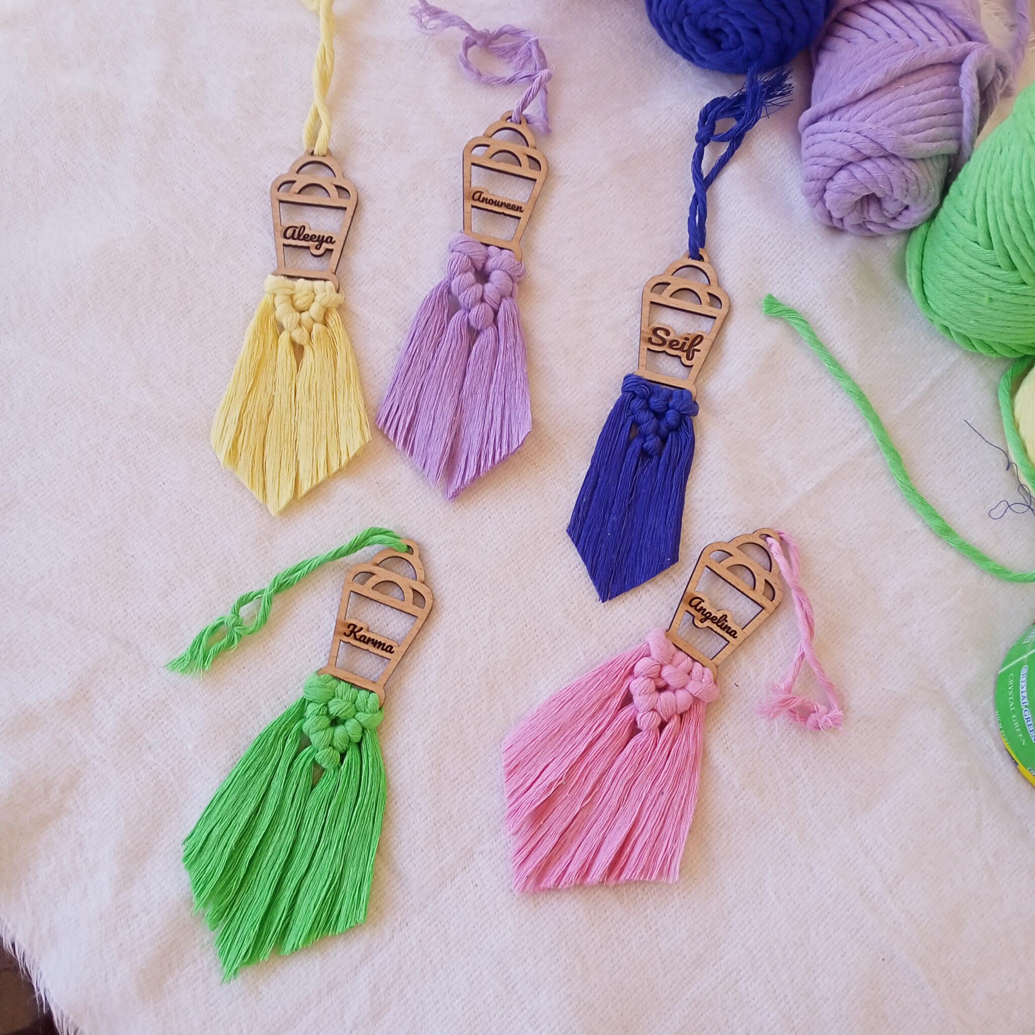 macrame Ramadan mini gift 8 macrame mini gift Ramadan