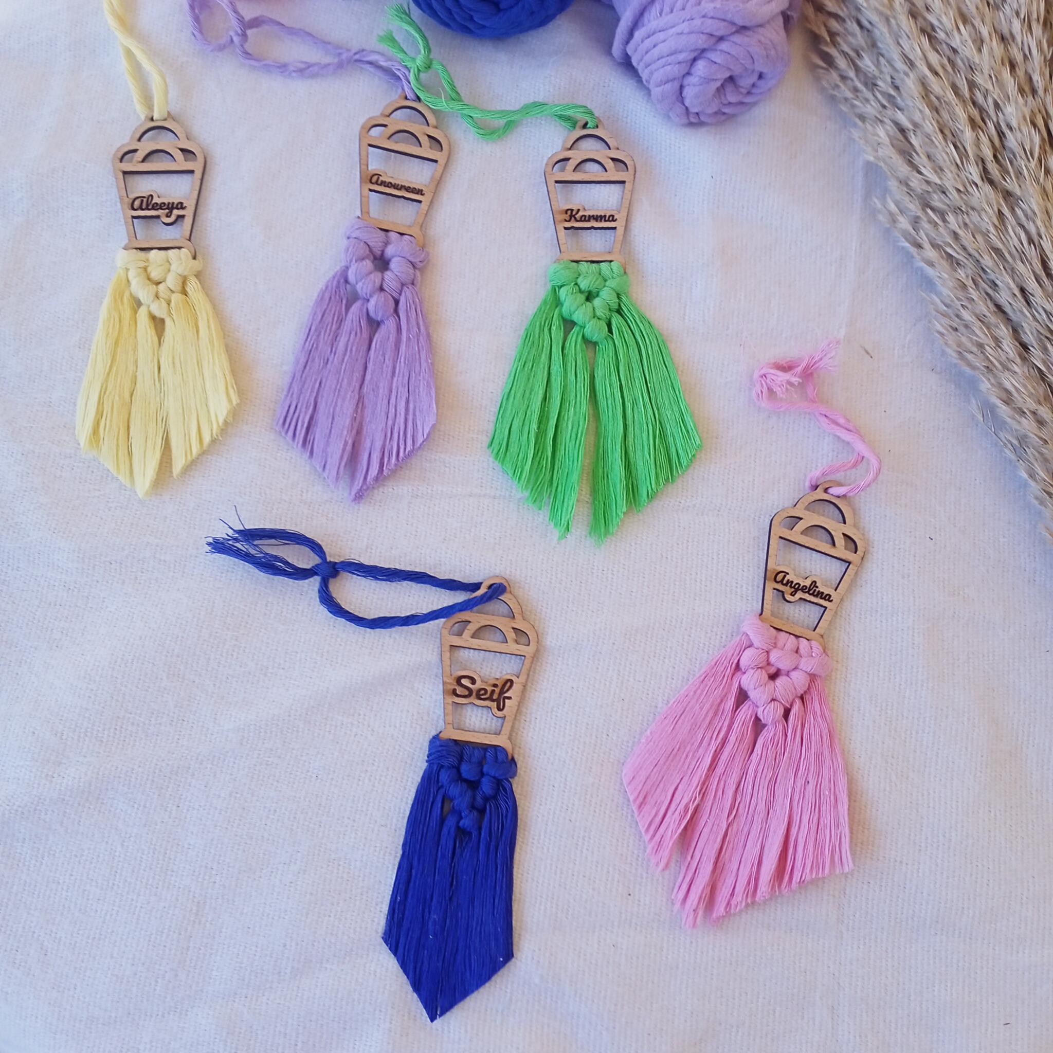 macrame Ramadan mini gift 6 macrame mini gift Ramadan