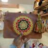 Tapestry with Genuine leather