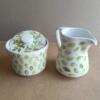 Milk jug and sugar pot