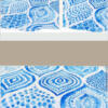 Turquoise Damask Waterproof Tablecover