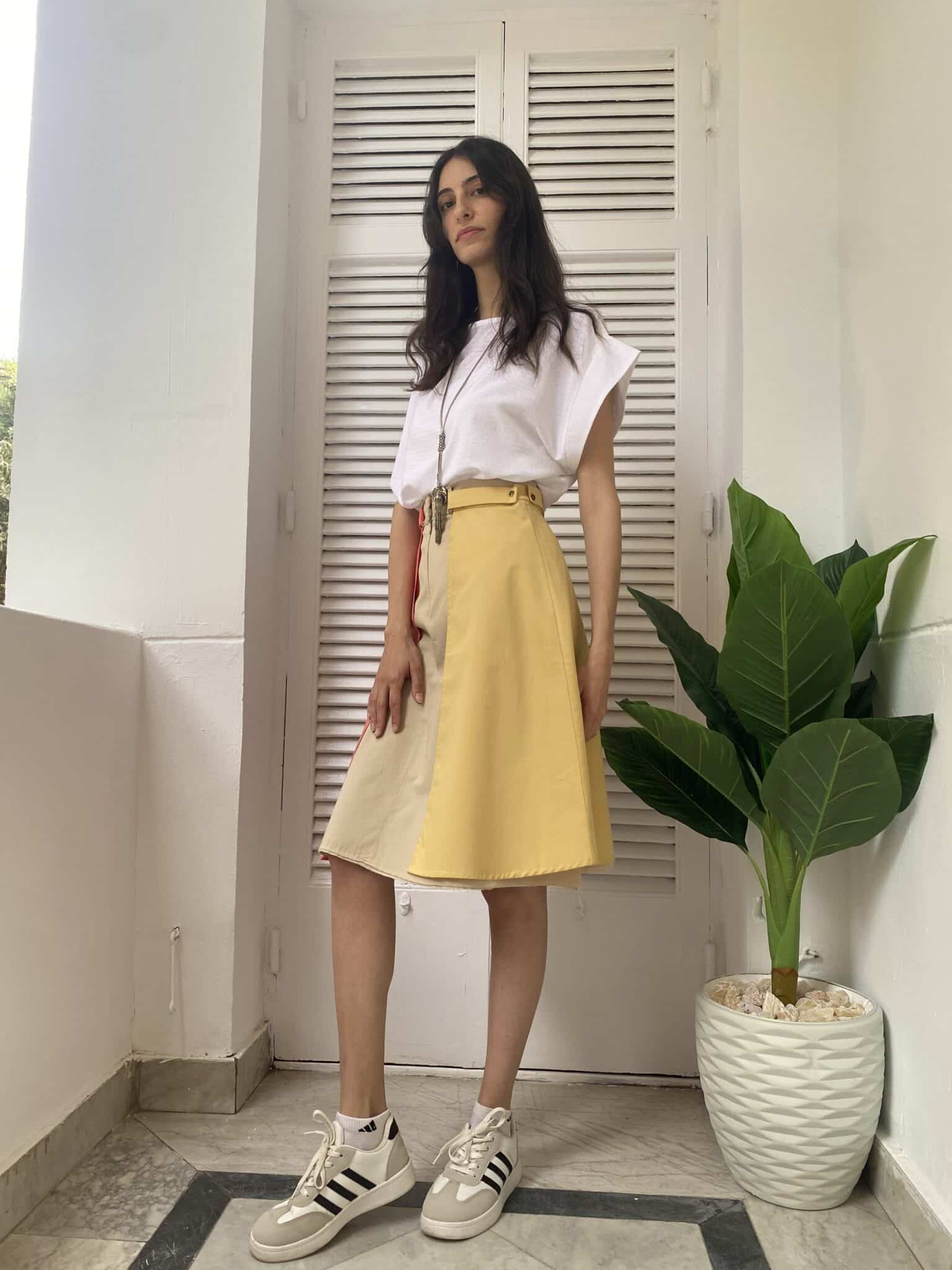 Paneled Gabardine Skirt 3 IMG 0096 scaled